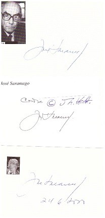 JOSE SARAMAGO (1922-2010) portugiesischer Literatur-Nobelpreisträger 1998
