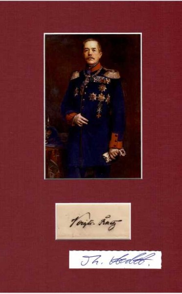 KONSTANTIN BERNHARD VON VOIGTS-RHETZ (1809-77) preußischer General der Infanterie, Generalgouverneur der neuen Provinz Hannover und zum Kommandeur des X. Armee-Korps, u. a. Ritter des Schwarzen Adlerordens, des Pour le Mérite mit Eichenlaub und des Großkreuzes des Roten Adlerordens