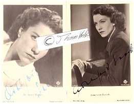 ADELHEID SEECK (1912-73) dt. Schauspielerin, u.a. Teufel in Seide , Mädchen in Uniform (1958), Mein Freund Harvey