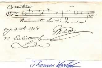 MICHAEL COSTA (1808–1884) Sir, italienisch-britischer Dirigent und Komponist / Italian-born conductor and composer