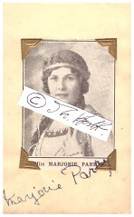 MARJORIE PARRY (Daten unbekannt) englische Opernsängerin, british opera singer, Opera Scotland, married to a conductor: she was Mrs John Barbirolli from 1932 to 1936