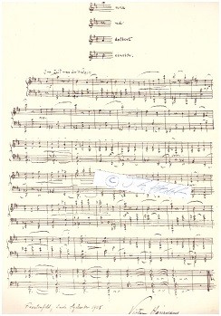 VICTOR HANSMANN (1871-1909) früh verstorbener, deutscher Komponist, schrieb u.a. die Opern : Enoch Arden (1894) und Der Nazarener