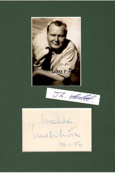 ERNST SCHRÖDER (1915-94 SM) deutscher Schauspieler / german actor