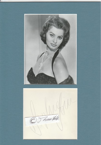 SOPHIA LOREN (1934) italienischer Weltstar, Ehrenbürgerin von Neapel