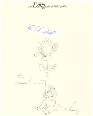 ERNST MARIA LANG (1916-2014) Architekt in München und von 1947 bis 2003 Karikaturist der Süddeutschen Zeitung