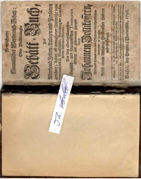 JOHANNES ZOLLIKOFFER (Johannem Zollikoffern, von und zu Altenklingen, 1633-92) Schweizer reformierter Pfarrer