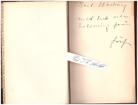 VERNER VON HEIDENSTAM (1859-1940) schwedischer Dichter und Nobelpreisträger für Literatur 1916