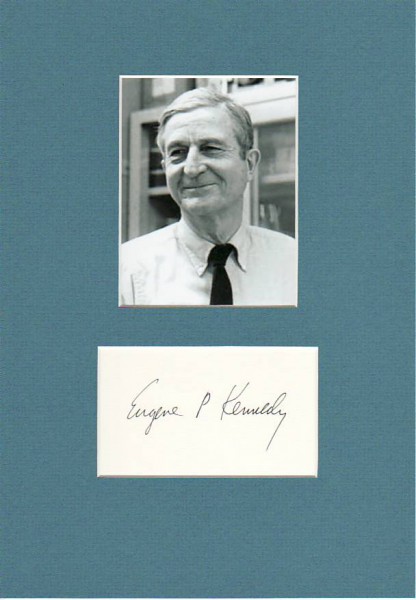 EUGENE KENNEDY (Eugene Patrick Kennedy, Eugene P. Kennedy,1919-2011) Professor Dr., US-amerikanischer Biochemiker