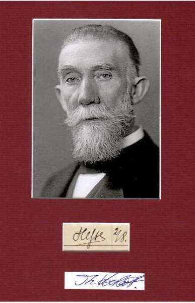 RICHARD HESSE (Heße, 1868-1944) Professor Dr., deutscher Zoologe, Präsident der Deutschen Zoologischen Gesellschaft, Mitglied der Leopoldina