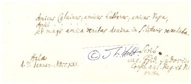 JAKOB FRIEDRICH LUDOVICI (1671-1723) deutscher Rechtswissenschaftler, 1711 Professor der Rechte und 1716 Hofrat in Halle, Professor der Rechte in Gießen, dort Vizekanzler der Universität