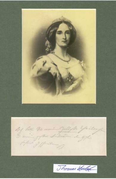 KAISERIN AUGUSTA (1811-90) Königin von Preußen, verheiratet seit 1829 mit Kaiser Wilhelm I., geb. Prinzessin von Sachsen-Weimar-Eisenach, brachte dem von Goethe beeinflußten Weimarer Hof humanistische Bildung, musische Ideale und eine liberale Gesinnung nach Berlin.