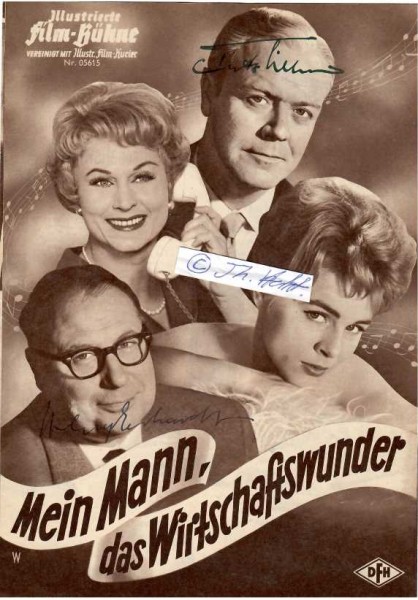 HEINZ ERHARDT (1909-79) deutsch-baltischer Komiker, Musiker, Komponist, Unterhaltungskünstler, Kabarettist, Schauspieler und Dichter / WALTER GROSS (1904-89) deutscher Schauspieler, Kabarettist; FRITZ TILLMANN ( (1910-86) deutscher Schauspieler