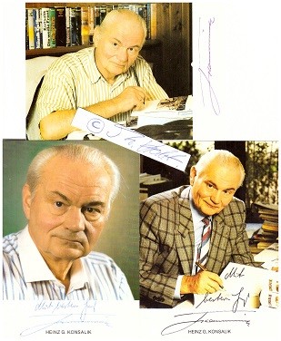 HEINZ G. KONSALIK (1921-99) deutscher Schriftsteller, u.a. Der Arzt von Stalingrad / german writer