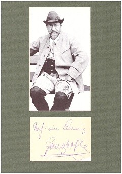 LUDWIG GANGHOFER (1855-1920) volkstümlicher bayerischer Schriftsteller / bavarian writer