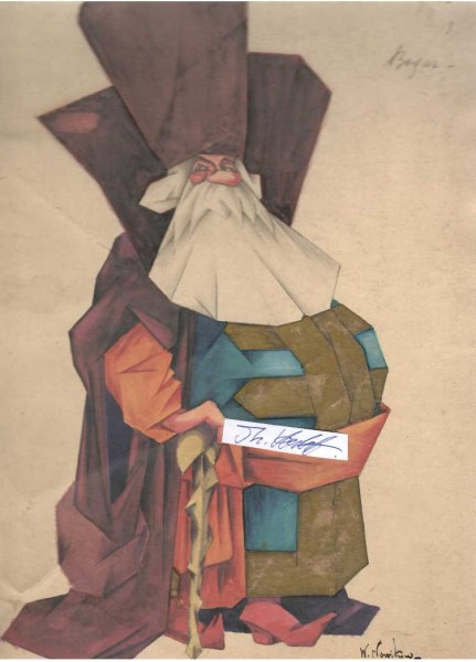 W. NOWIKOW (NOVIKOV, Daten unbekannt) vtl. russisch-deutscher Künstler, Maler, Bühnenbildner