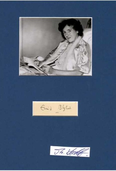 ENID BLYTON (1897-1968) britische Kinder- und Jugendbuchautorin / british youth writer