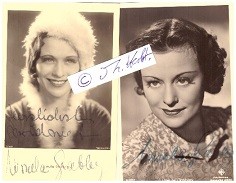 URSULA GRABLEY (1899-1977) deutsche Schauspielerin, verheiratet mit Viktor de Kowa, Kontroverse mit Propagandaminister Joseph Goebbels, Mitbegründerin Kabarett Rendezvous in Hamburg
