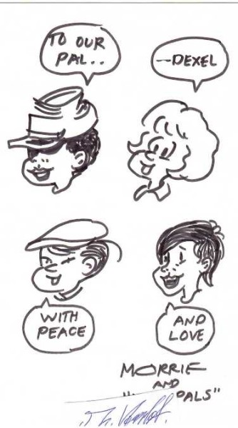 MORRIE TURNER (Morris Turner, 1923-2014) US-amerikanischer Comickünstler, er war der Schöpfer des Comicstrips Wee Pals, der 1965 startete und als erster US‑Zeitungscomic mit einem multikulturellen Kinderensemble Geschichte schrieb, erste afroamerikanische Cartoonist, dessen Serie landesweit in US‑Zeitungen erschien. Wee Pals war ein Meilenstein der Diversität im Comicbereich. Die Figuren – Nipper, Sybil, Rocky, Connie, Pablo, Oliver – repräsentierten verschiedene ethnische Hintergründe.