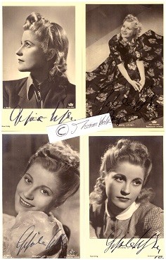 GISELA UHLEN (1919-2007) deutsche Schauspielerin, Tänzerin und Autorin
