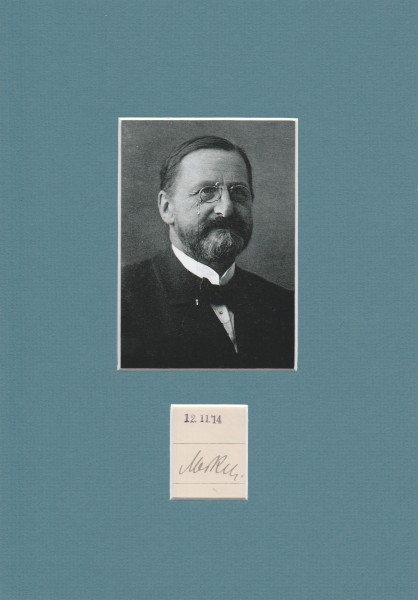 FRIEDRICH MERKEL (1845-1919) Professor Dr., dt. Mediziner, Anatom und Rektor der Uni Rostock, Merkel-Zellen