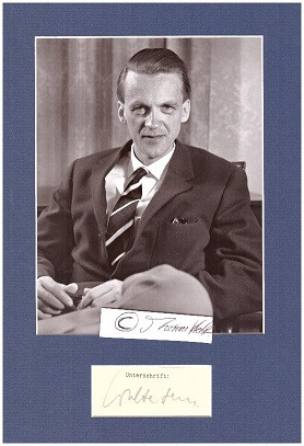 WALTER JENS (1923-2013) Literatur-Professor, Ordinarius für Rhetorik in Tübingen, Präsident des PEN-Zentrums Deutschland und Präsident der Akademie der Künste zu Berlin