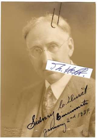 SIDNEY C. DURST (1870-1957) US-amerikanischer Musiklehrer für Klavier und Orgel, Organist / piano and organ teacher at the Cincinnati College of Music and organist for the Cincinnati Symphony Orchestra
