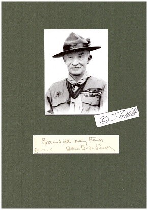 ROBERT BADEN-POWELL (1857-1941) 1. Baron Baden-Powell OM, GCMG, GCVO, KCB, FRSA