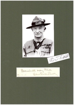 ROBERT BADEN-POWELL (1857-1941) 1. Baron Baden-Powell OM, GCMG, GCVO, KCB, FRSA