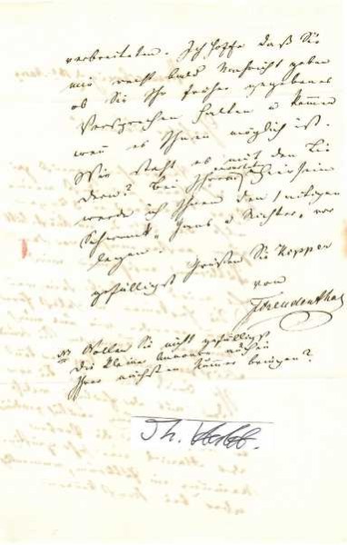 JULIUS FREUDENTHAL (1805-74) deutscher Geiger, Komponist und Münzsammler, 1841 zum Hofmusikdirektor und zweiten Dirigenten der herzoglichen Hofkapelle Braunschweig ernannt / german violinist, composer and coin collector