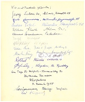 GEORG SCHREIBER (1882-1963) Professor Dr., deutscher Kirchenhistoriker und Wissenschafts- und Kulturpolitiker (Zentrumspartei). Er war in der Weimarer Republik Abgeordneter im Deutschen Reichstag, dem er von 1920 bis 1933 angehörte, Senator und Ehrensenator der Max-Planck-Gesellschaft, 1929 wurde er Ehrenmitglied des Archäologischen Instituts des Deutschen Reiches, erster Nachkriegsrektor der Universität Münster