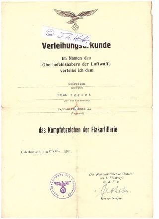 WALTHER VON AXTHELM (1893-1972) deutscher General der Flakartillerie im Zweiten Weltkrieg, Inspekteur der Flakartillerie und V 1, Ritterkreuzträger