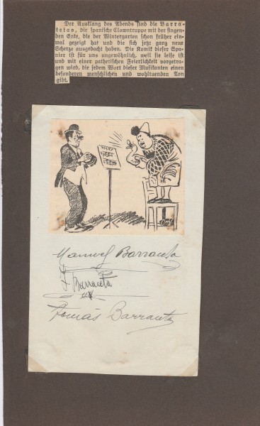 DIE BARRACETAS / LES BARRACETAS spanische Clownstruppe