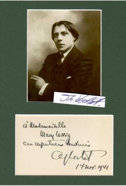 ALFRED CORTOT (1877-1962) französischer Pianist, Klavierpädagoge, Dirigent und Musikschriftsteller Schweizer Herkunft. Er gilt als eine der bedeutendsten und einflussreichsten Persönlichkeiten des Musiklebens des 20. Jahrhunderts.