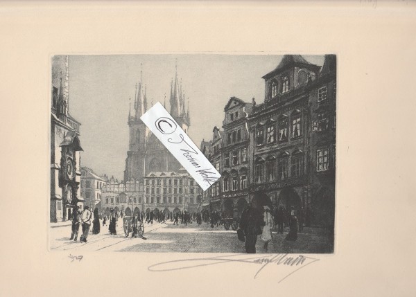 PRAG - Altstadt Platz / 37082 piazza dell orologio praga