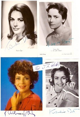 KARIN DOR (1938-2017) deutsche Schauspielerin, spielte unter anderem in Karl-May- und Edgar-Wallace-, Dr.-Mabuse- und Fu-Manchu-Verfilmungen