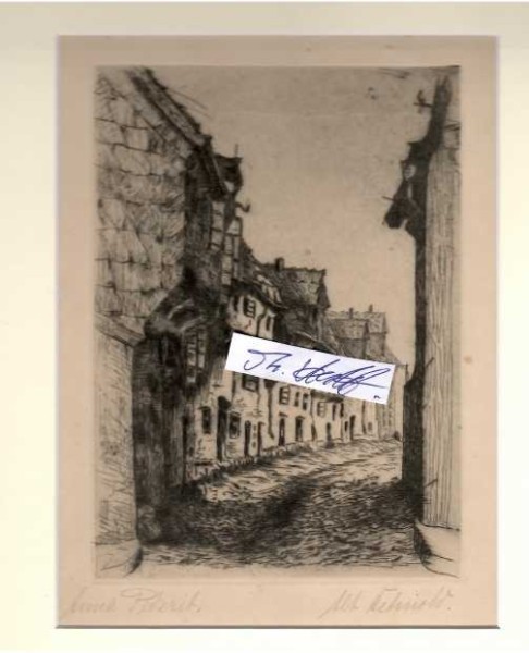 ANNA PIDERIT (1874-1956) deutsche Künstlerin, Malerin und Grafikerin in Düsseldorf und Detmold