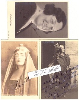 LUISE WILLER (1888-1970) deutsche Opernsängerin (Alt), Kammersängerin / german opera singer