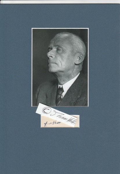 ADOLF VON HATZFELD (1892-1957) Dr., blinder deutscher Dichter / blind german poet