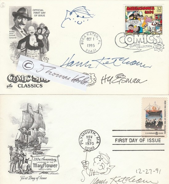 HANK KETCHAM (1920-2001) amerikanischer Comiczeichner, Karikaturist / US-american comic artist, illustrator