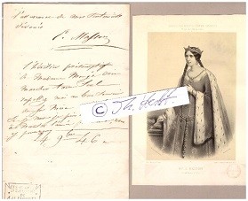 JEANNE MONTJOVET (Daten unbekannt) französische Opernsängerin