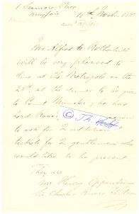 ALFRED DE ROTHSCHILD (Alfred Charles Freiherr de Rothschild, CVO, 1842-1918) britischer Banker und Finanzier, Philantrop, Director of the Bank of England