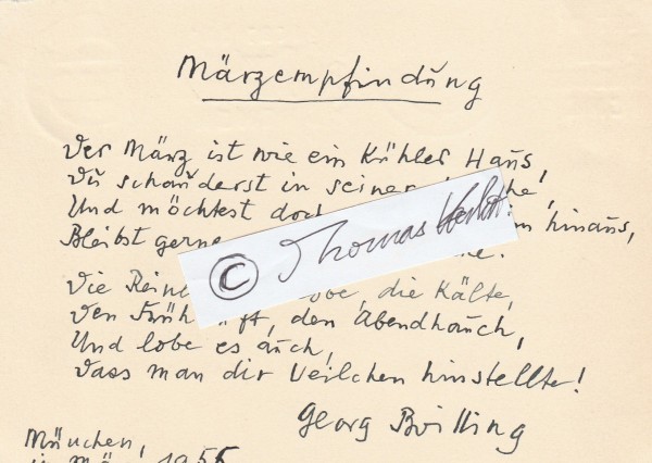 GEORG BRITTING (1891-1964) deutscher Schriftsteller und Dichter, literarischer Expressionismus, Magischer Realismus
