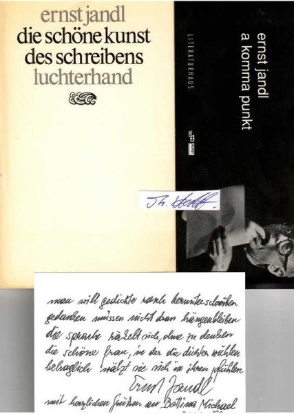 ERNST JANDL (1925-2000) österreichischer Schriftsteller, Dichter