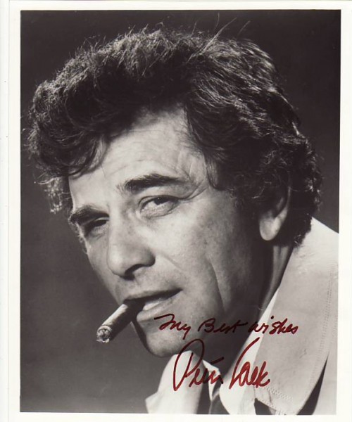 PETER FALK (1927-2011) amerikanischer Schauspieler "Inspector Columbo" / american actor