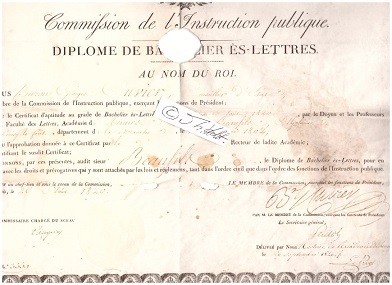 GEORGES CUVIER, BARON DE CUVIER (1769-1832) Professor, württembergisch-französischer Naturforscher und Mitbegründer der Zoologie als vergleichende Anatomie, wissenschaftlicher Begründer der Paläontologie, Pair von Frankreich. Im Auftrag Napoléons reorganisierte er die akademischen Institute in Italien, den Niederlanden und in Süddeutschland und wurde für seine Verdienste 1811 mit dem Orden Chevalier de la Légion d’Honneur ausgezeichnet.