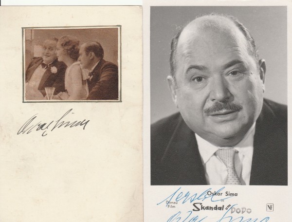 OSKAR SIMA (1896-1969) österreichischer Schauspieler / austrian actor