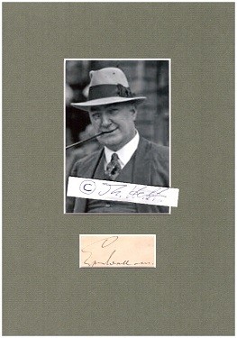 EDGAR WALLACE (1875-1932) englischer Kriminalschriftsteller, Drehbuchautor, Regisseur, Journalist und Dramatiker