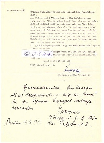 HUGO SPERRLE (1885-1953) deutscher Generalfeldmarschall der Luftwaffe im Zweiten Weltkrieg, schon im Ersten Weltkrieges Kommandeur der Flieger der 7. Armee, im Zweiten Weltkrieg OB der Luftflotte 3, Ritterkreuz des Eisernen Kreuzes
