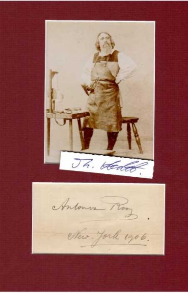 ANTON VAN ROOY (1870-1932) niederländischer Konzert- und Opernsänger (Bassbariton), der bei den Bayreuther Festspielen, in Berlin, Paris, London und New York große Erfolge hatte