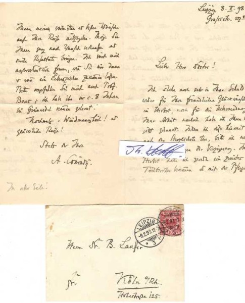 AUGUST CONRADY (1864-1924) deutscher Sinologe, Indologe und vergleichender Sprachwissenschaftler. Er lehrte als Professor für Ostasiatische Sprachen an der Universität Leipzig.